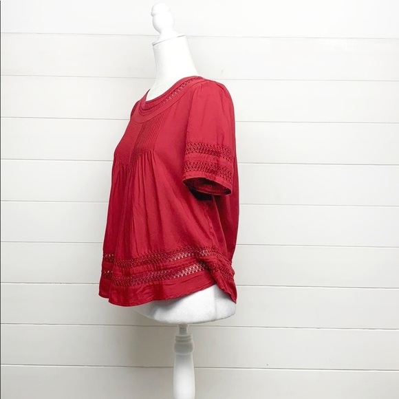 Abercrombie & Fitch‎ Maroon Top - Picture 5 of 8